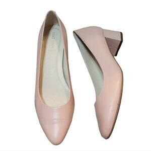 Cole Haan Blush Pink Low Block Heel Pumps